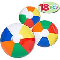 JOYIN Pelotas de Playa (18 Pack) Pelota Hinchable para la Piscina Playa